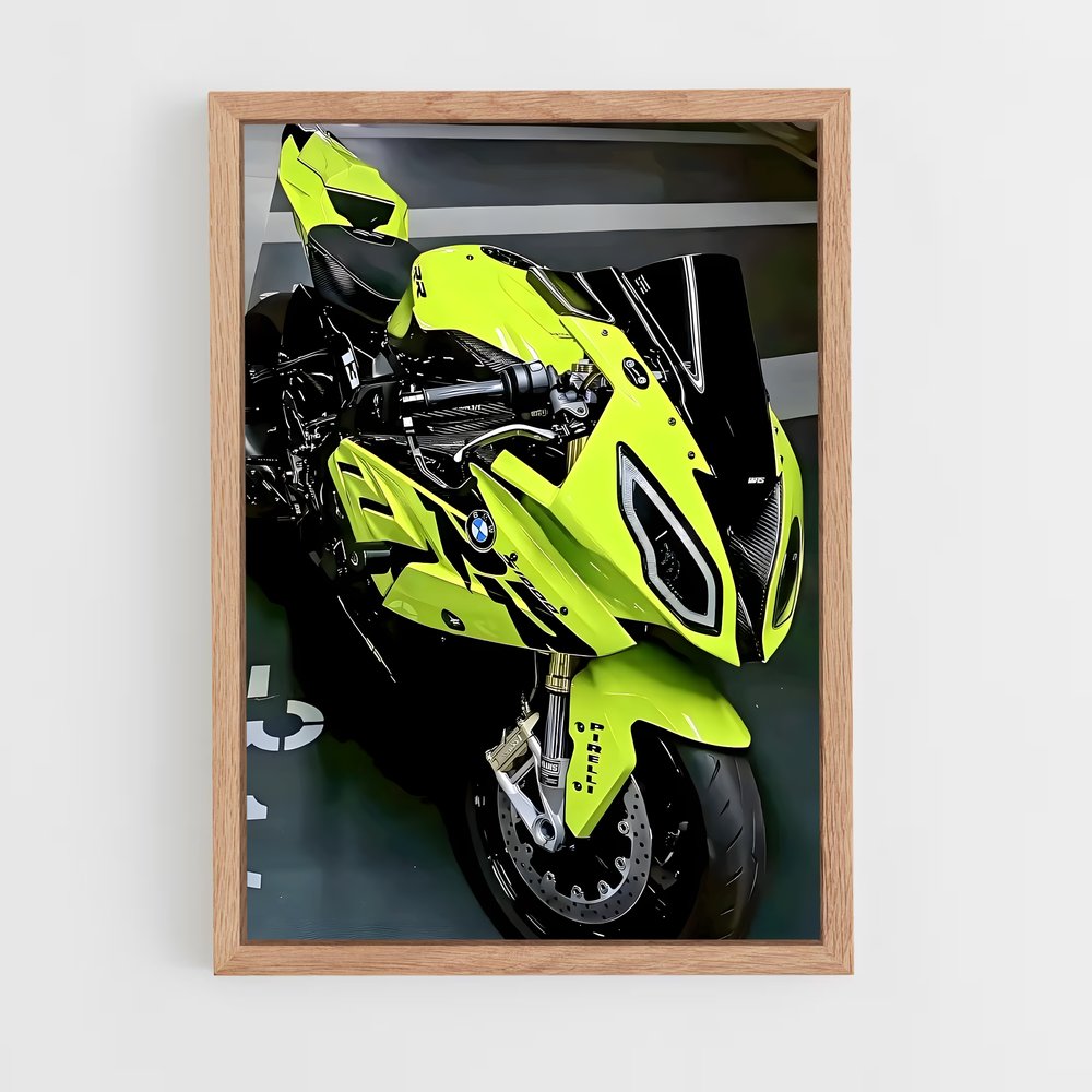 Poster La Moto Jaune – affiche Beta (vue 4)